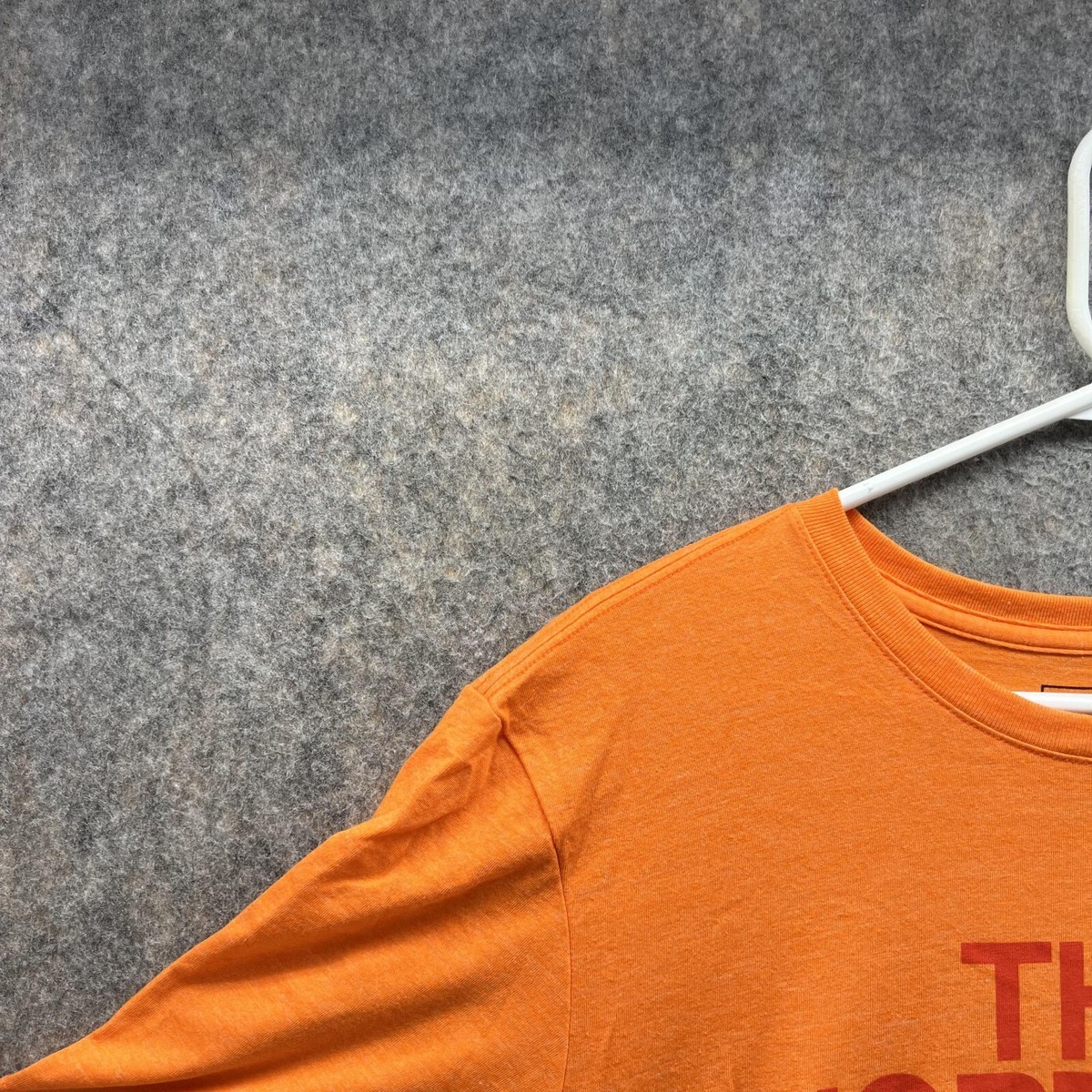 The North Face Shirt Men Large Adult Orange Casual Tee