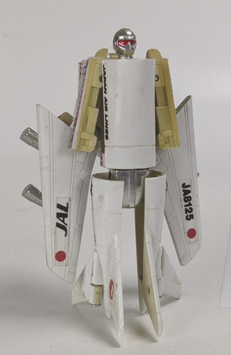 1986 Bandai Gobots Machine Robo MR-747 Jumbo Jet 100% Complete