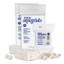 T.Taio Esponjabon Mother of Pearl Soap Sponge Wash  Oil Removal w/ Fresh Scent