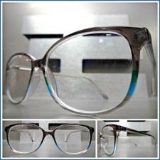 Classy Elegant Exotic Retro Style READING GLASSES READERS Gray RX Optical Frame