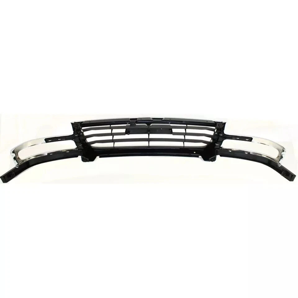 New Front Grille Assembly Chrome Black For 2003-2007 GMC Sierra 3500 19130795 Foto 2 de 4