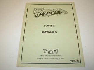 Lunar Rescue Parts Catalog / 960025 / Taito