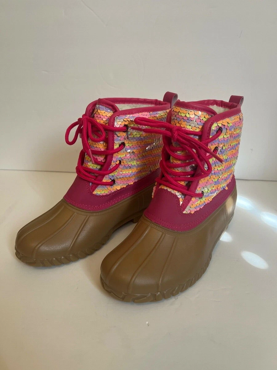 Olivia miller on sale glitter duck boots