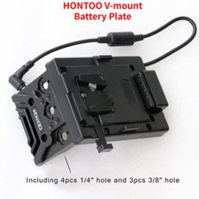 HONTOO V-mount Battery Plate Power Supply Fit For Sony FX9 Camera cage Rig