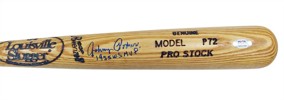Johnny Podres Signed Louisville Slugger Bat Autographed Dodgers PSA/DNA AK31468 - Image 2 of 2