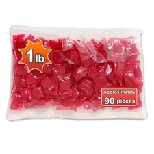 Cinnamon Discs 1 Pound Bulk-Hard Candy-Individually Wrapped-Cinnamon Disc-Can...