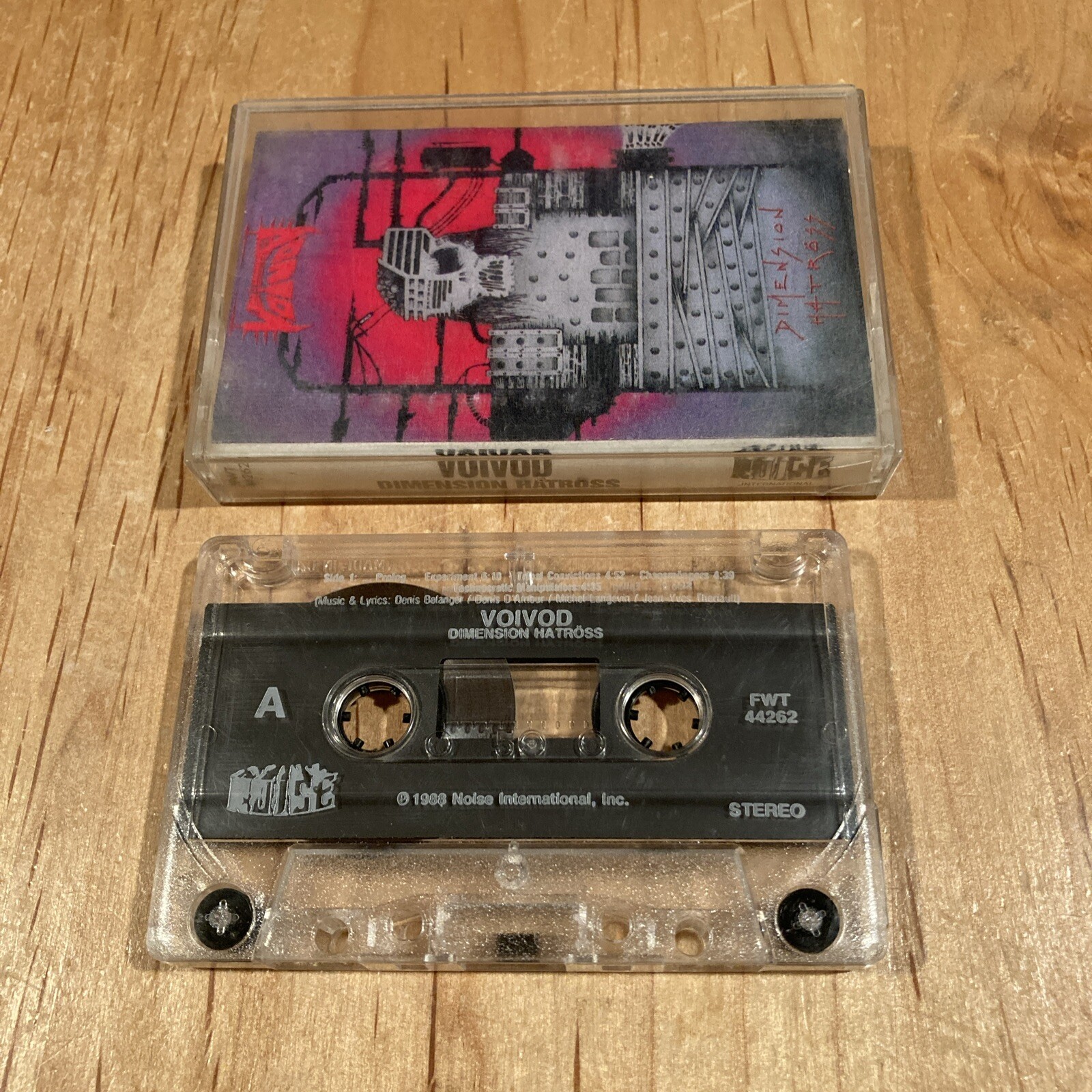 Voivod - Dimension Hatross CASSETTE TAPE 1st US issue coroner vektor anacrusis