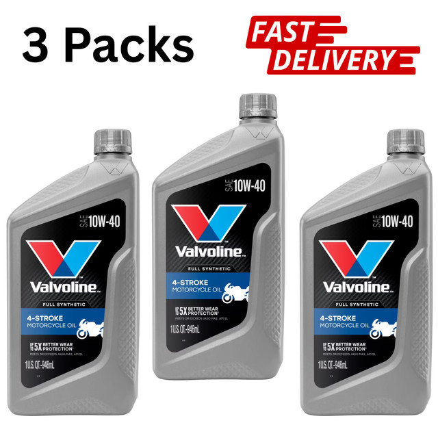 Valvoline 4-Stroke Motorcycle Full Synthetic 10W-40