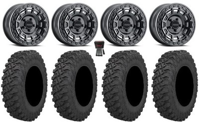 Method 415 Bdlk 15'' Wheels Bk +38mm 32'' Pro Runner Tires ZForce Z10 / Z10-4