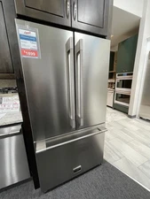 F6FBM36S2-06-7708-Fulgor Milano 36" French Door Cab Depth SS Fridge Display