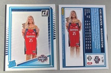 2025 Donruss WNBA Kiki Iriafen #94 Rated Rookie RC Washington Mystics