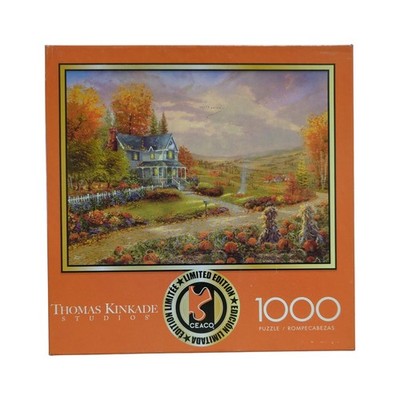 Ceaco Premium Quality Interlocking Jigsaw Puzzle, 1000 Piece (Country Home)