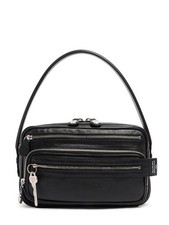 ACNE STUDIOS Camero Party Black Leather Shoul...