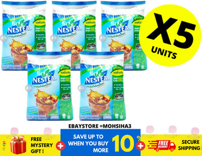 NESTEA Tea Unsweetened Instant Powder Drink Mix Iced Tea Beverage 200g ( X 5 )