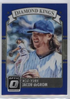 2016 Panini Donruss Optic Diamond Kings Blue 148/149 Jacob deGrom #18 0e2x