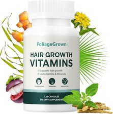 Hair Growth Supplements,Visibly Thicker Hair,Hair Vitamins for Yellow