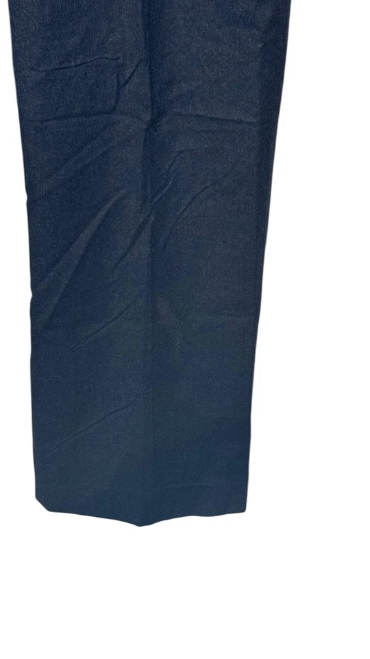 Calça social feminina J.Crew forrada de lã merino italiana cintura média perna reta tamanho 6 - Imagem 2 de 4