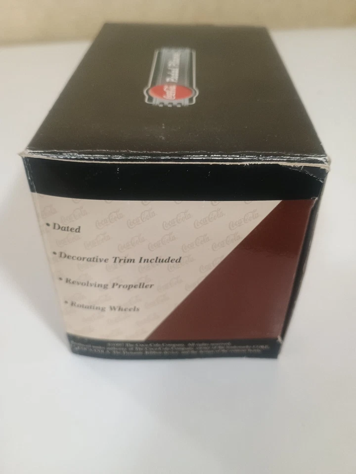 Coke Pedal Plane Die-Cast Metal 1997 Xonex Collector Edition - Image 3 of 4