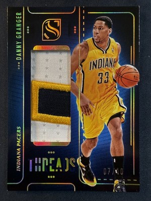 2024 Silhouette Thread game-used Danny Granger #7/10 Indiana Pacers