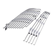 For 2004-2006 Nissan Maxima Stainless Chrome Billet Grille Grill Insert Combo