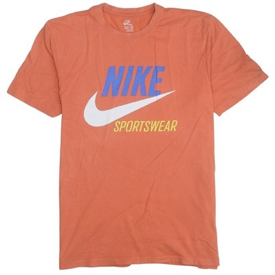 Herren T-Shirt UK Größe M Nike Orange
