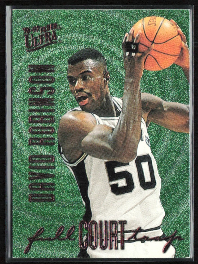 David Robinson 1996-97 Fleer Ultra Full Court Trap #4 San Antonio Spurs