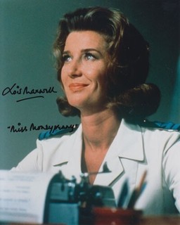 LOIS MAXWELL ( ) 007 JAMES BOND SIGNED AUTOGRAPH MISS MONEYPENNY YOLT 1967