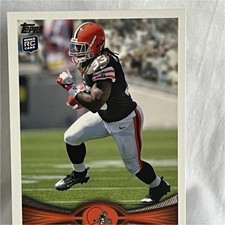 Topps 2012 Trent Richardson Rookie Card Cleveland Browns Football NFL #380. rookie card picture