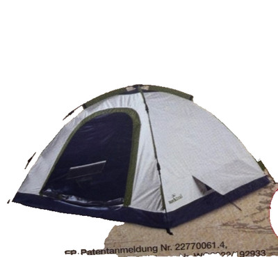 Rocktrail Campingzelt Kuppelzelt Zelt Easy Set-Up 3 Personen 210x200x120 cm