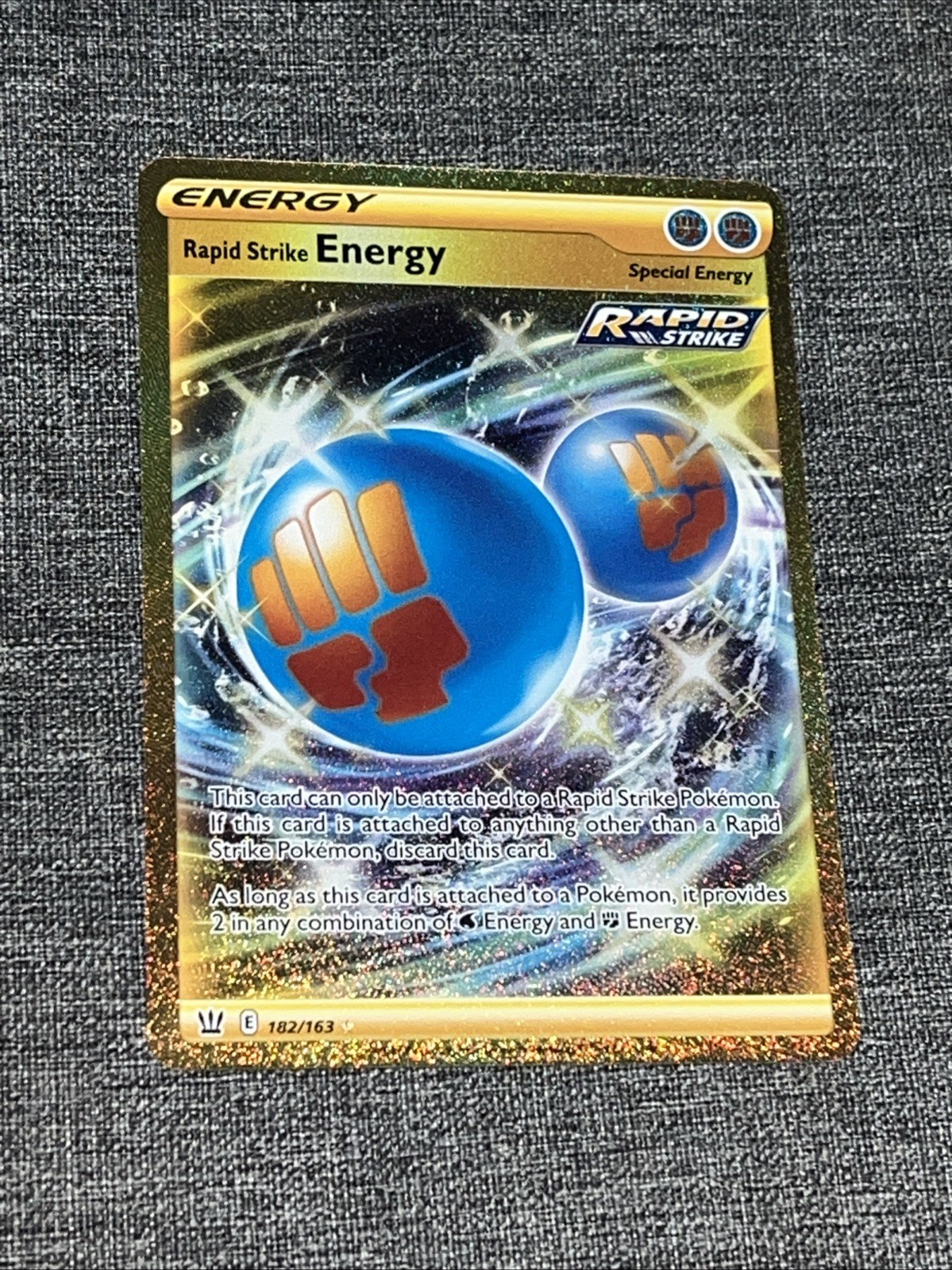 Rapid Strike Energy 182/163 -  Battle Styles Pokemon TCG - NM