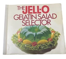 The JELL-O Gelatin Salad Selector Recipe Cookbook General Foods Paperback