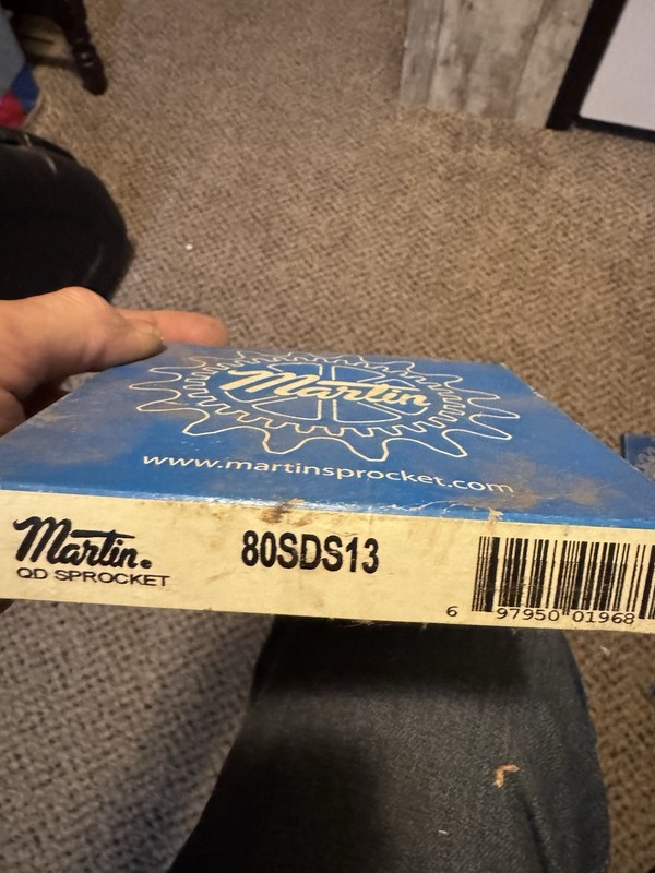 Martin 80SDS13 Industrial Roller Chain Sprocket, Model 80SDS13