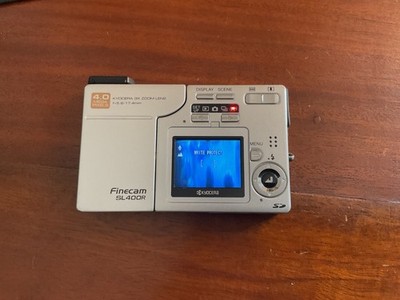 Kyocera Finecam SL400R 4.0MP Digital Camera 3x Zoom as is parts | eBay