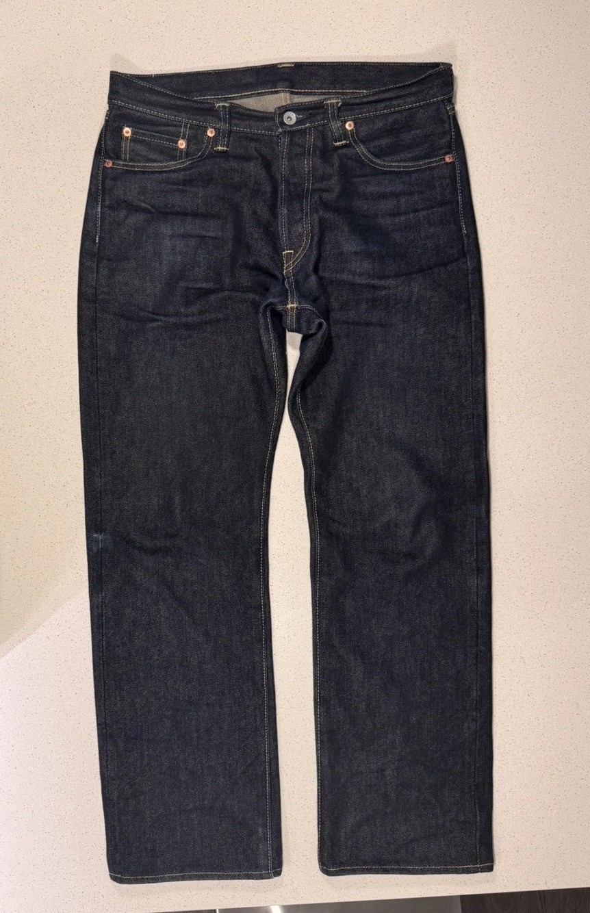 Rare IRON HEART 634S 21oz Selvedge Straight Denim Jeans W34 Japan