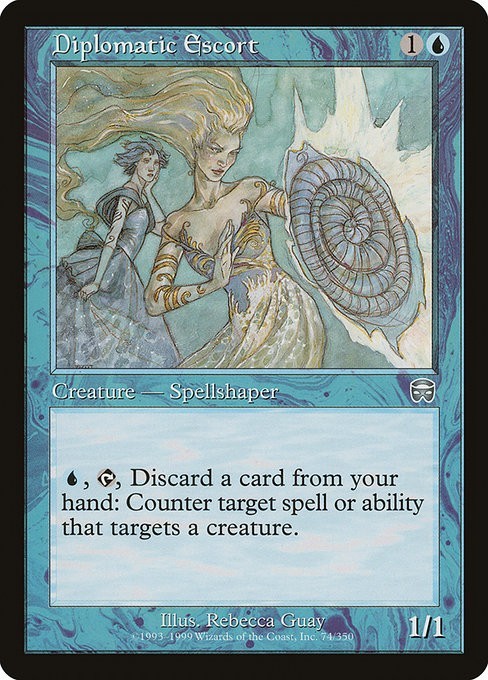 Diplomatic Escort 1x MtG Mercadian Masques MMQ SP/NM
