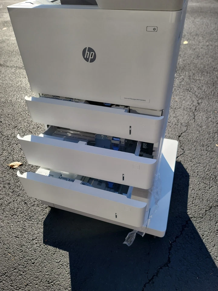 HP LaserJet MFP E62665z All in One Printer Copier 3GY17A  W/4 trays! Fast 65PPM! - Image 4 of 4