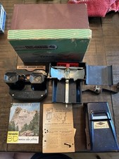 Vintage Sawyer's View-Master Stereo Set Light Attachment,  Pans-Vue II Box
