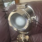Vintage Floor Standing Spotlight Living Room Antique Decor Old Nautical Lamp — photo 3