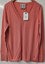 Musto Damen Strickpullover Koralle Baumwolle