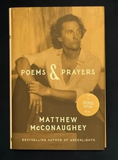Matthew McConaughey Signed Poems & Prayers 2025 First Edition Hardcover (RARE)