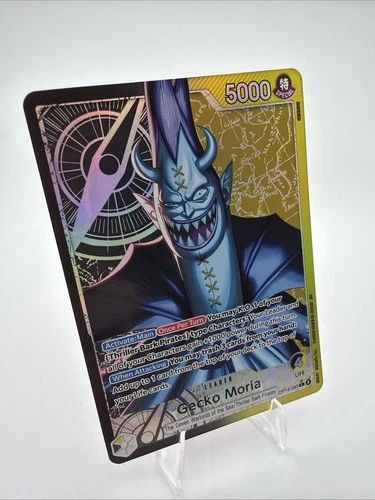 Gecko Moria - (Alternate Art) OP14-080 The Azure Sea's Seven One Piece Foil NM