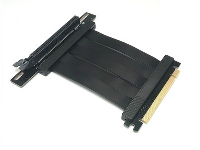 PCIE 4.0 High Speed Shielded PCI-E Express X16 Angled Riser Extension Cable -...