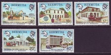 Bermudes 1977 SC 350-354 MH Set UPU Adhésion Centenaire