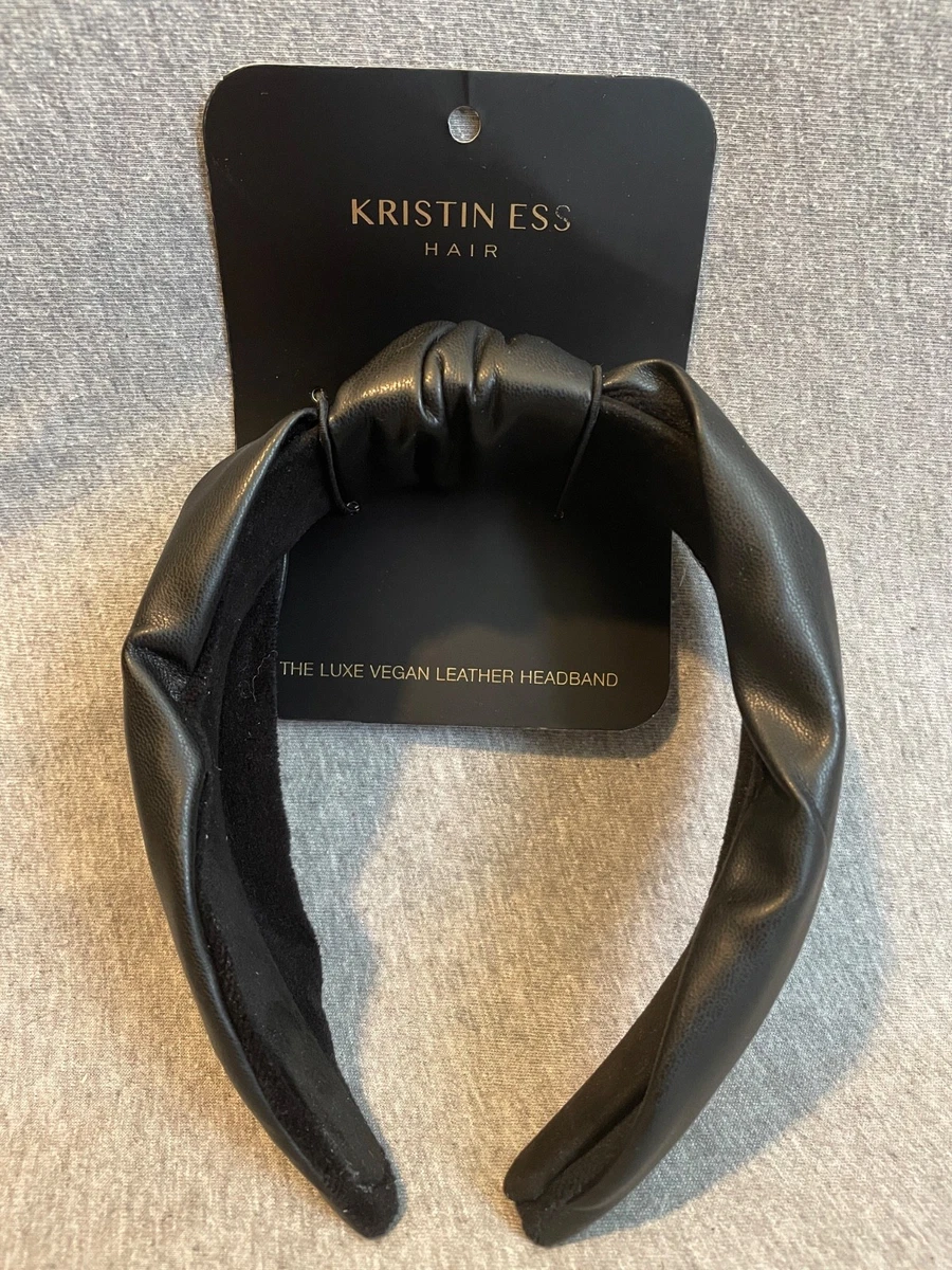 Revolve Shashi Black Faux Leather Lilith Headband SHASHI | Accessories | Shashi Revolve Nwot The Girlie Bow  main image 4
