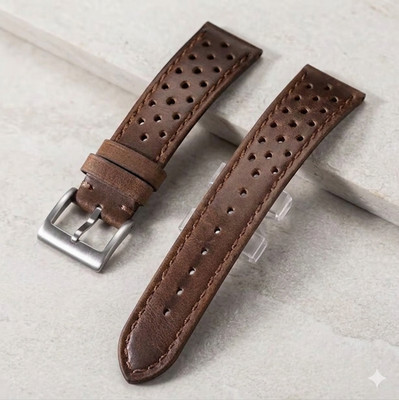 Vintage Echt Leder Armband 18mm 20mm 22mm Universal Herren Damen Armband