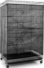 Shappy Large Bird Cage Seed Catcher,Bird Cage Cover Net Skirt Guard,Adjustable S
