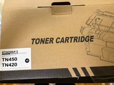 2 Pack TN450/TN420 Fits for Brother Toner Cartridge HL-2240 HL-2270DW MFC7860DW