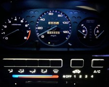 White Led Kit For Honda Civic Ek 1996-1998 Gauge Cluster Climate Control Ac