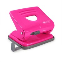 Metalllocher Rapesco 1360 825 2-Fach 25 Blatt Fuchsia BüRolocher