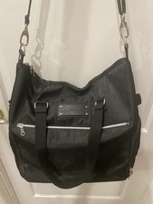 Sarah Wells Insulated Breast Pump Diaper Bag Storage Travel Tote Bag EUC